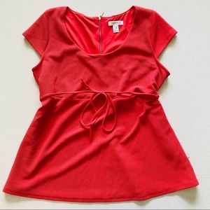 Motherhood Maternity | Cap Sleeve Textured Top XL